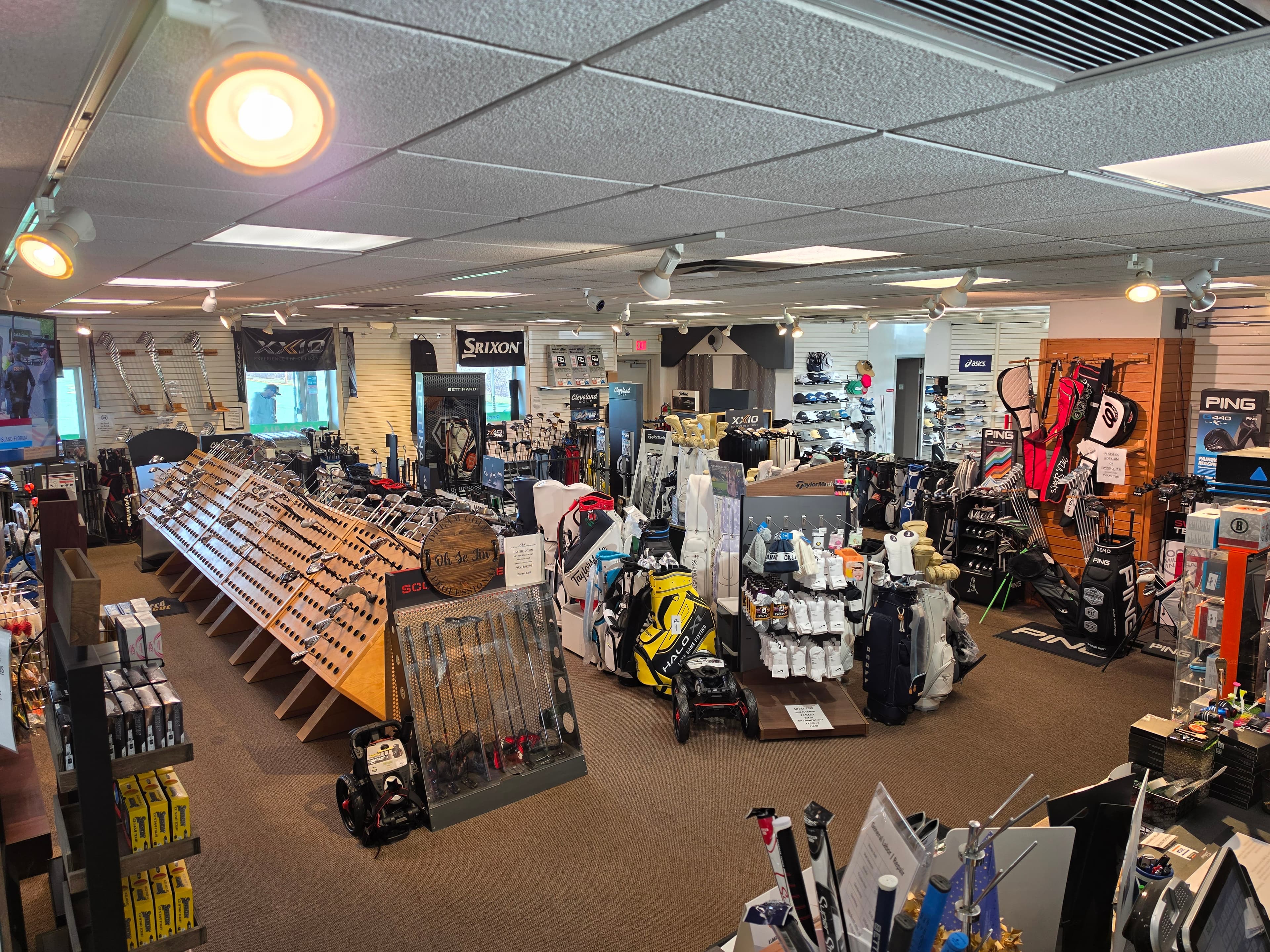 Dream Golf pro shop interior